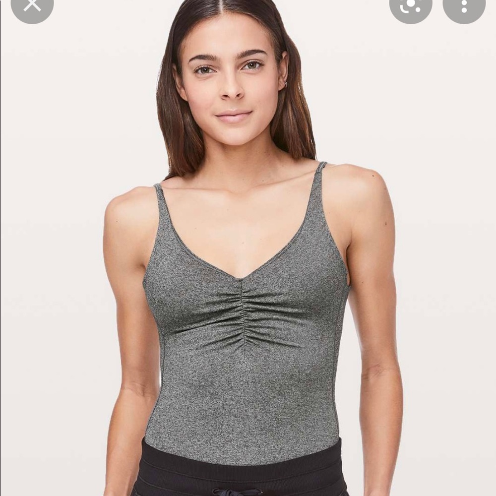 Lululemon Pursuit Bodysuit Grey size 6